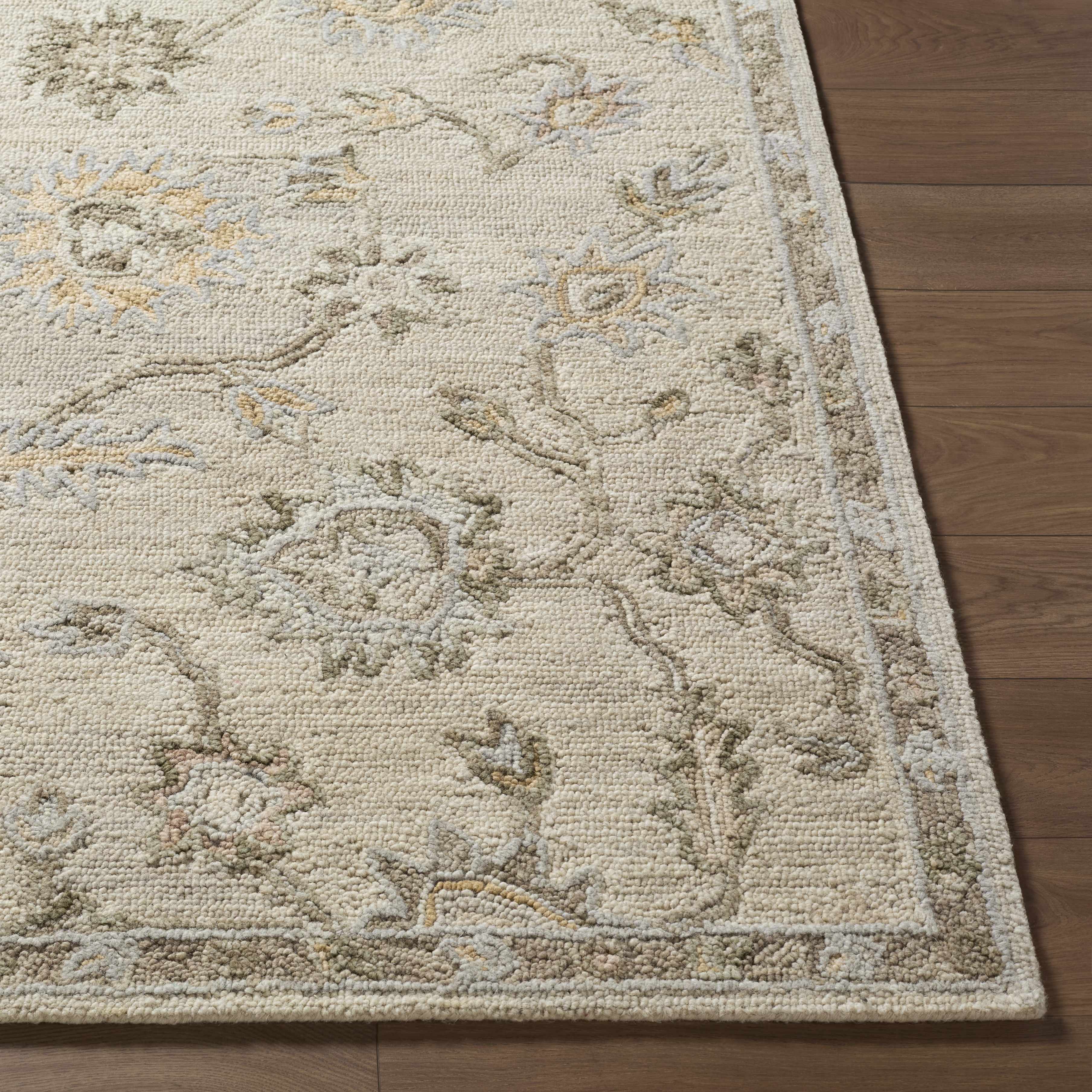 Astra Area Rug  Hand Tufted  100% Wool  Traditional Style