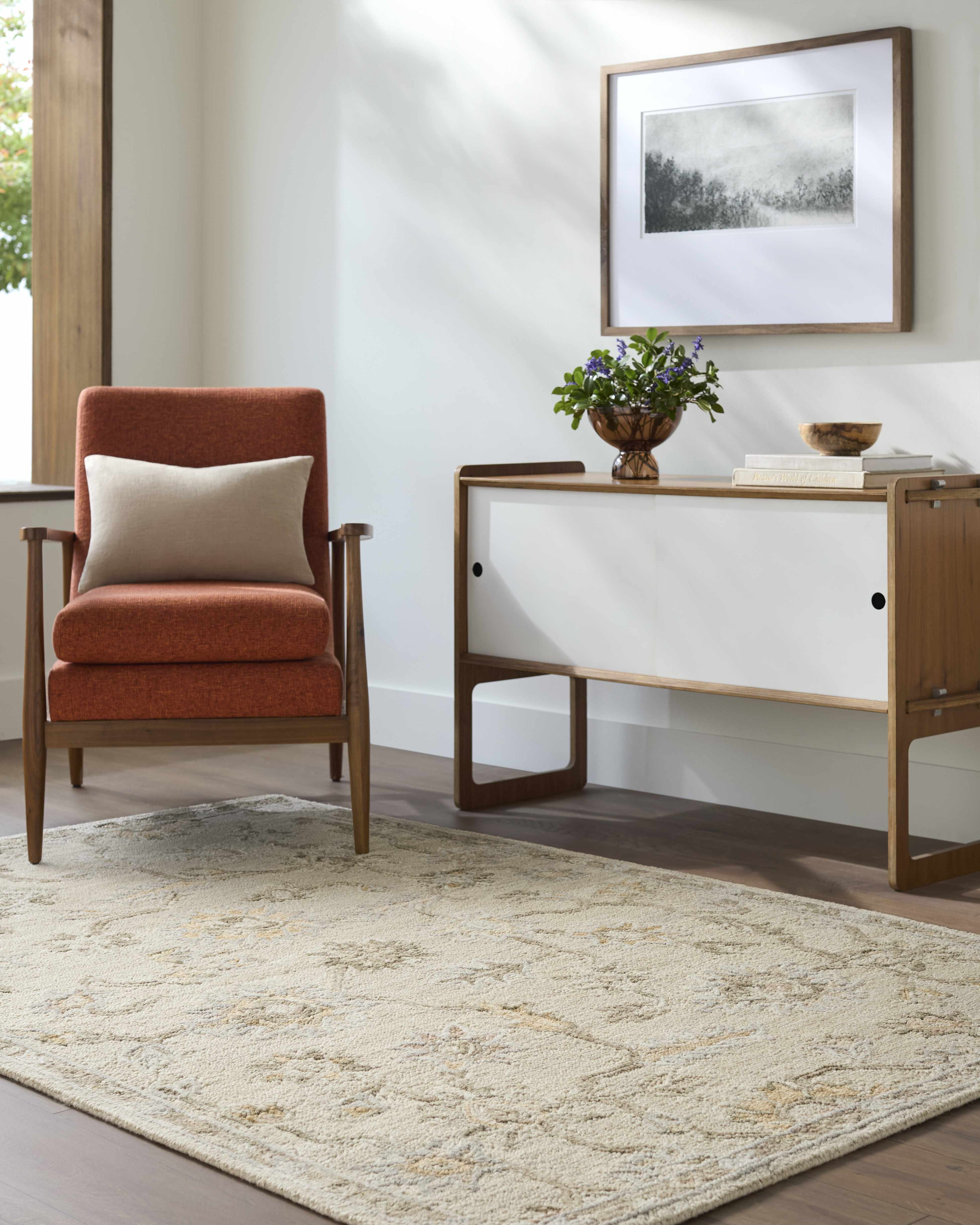 Astra Area Rug  Hand Tufted  100% Wool  Traditional Style
