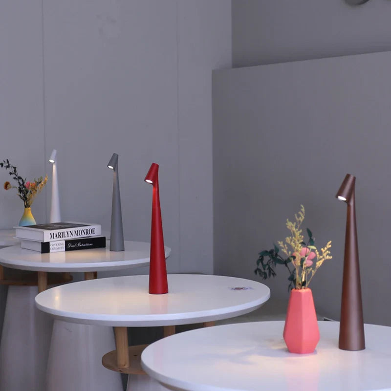 Gloza LED Table Lamp | Touch Dimmable & Rechargeable