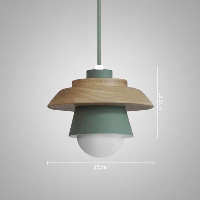 Bela Wood Pendant Light | Macaron Colour Palette, Modern Nordic Design