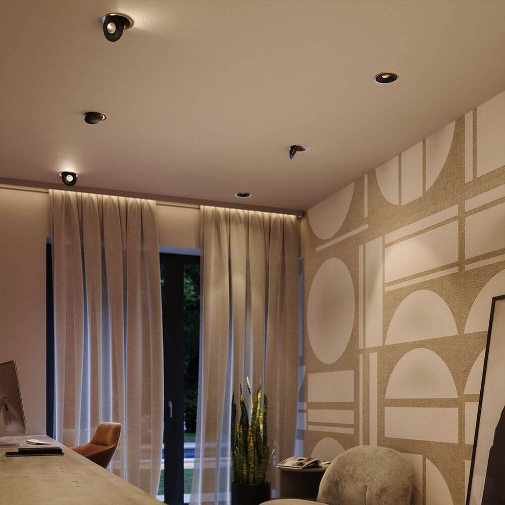 Soleil Recessed Spotlight | Adjustable, Dimmable LED, 840 Lumens