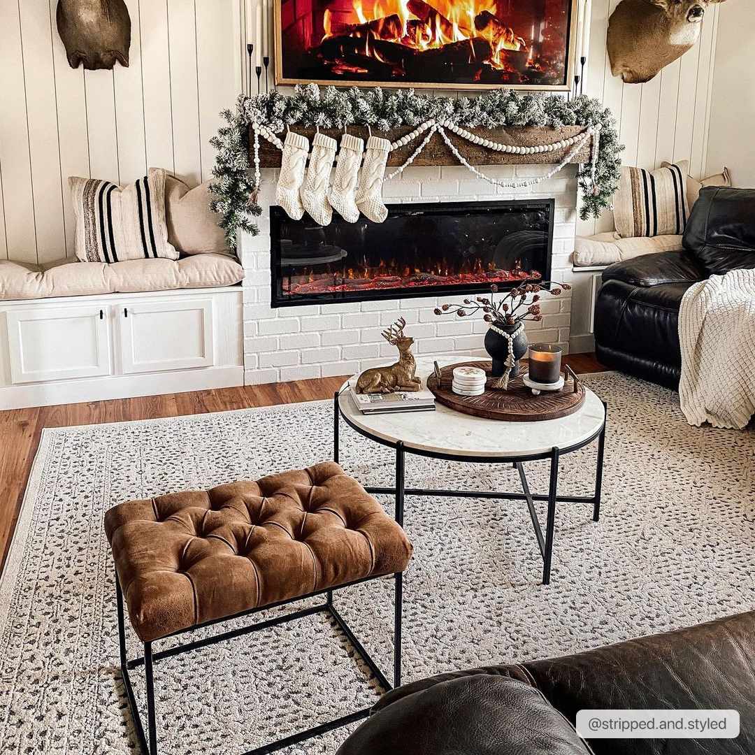 Sable Area Rug  Machine Woven  Medium Pile  Charcoal Beige