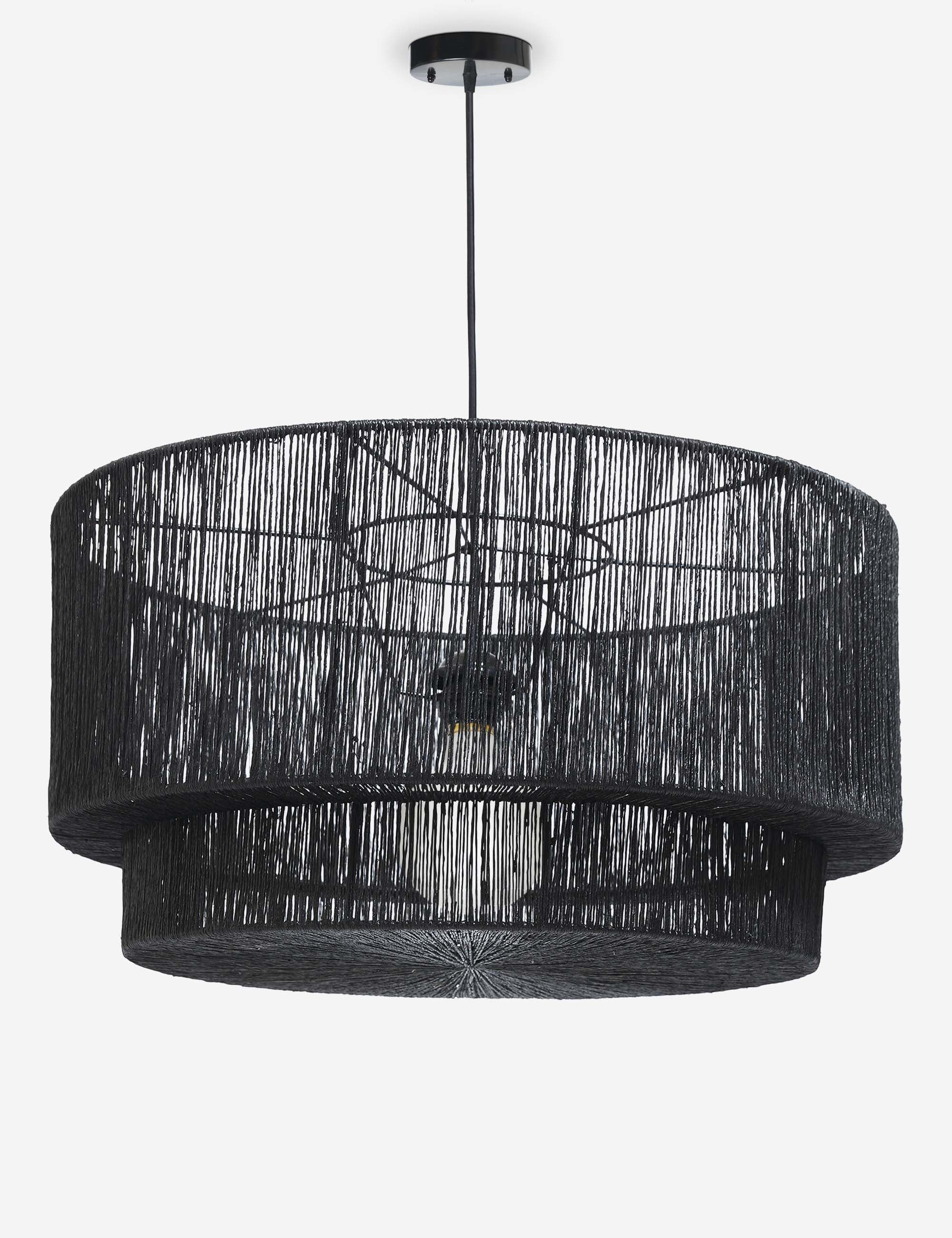 Sayan Pendant Light | Jute-Wrapped Drum Design