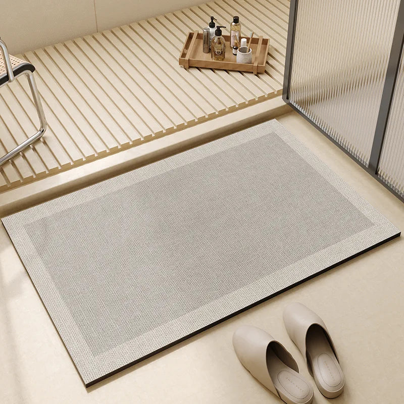 Bela Bath Mat | Super Absorbent, Non-Slip Rubber Base