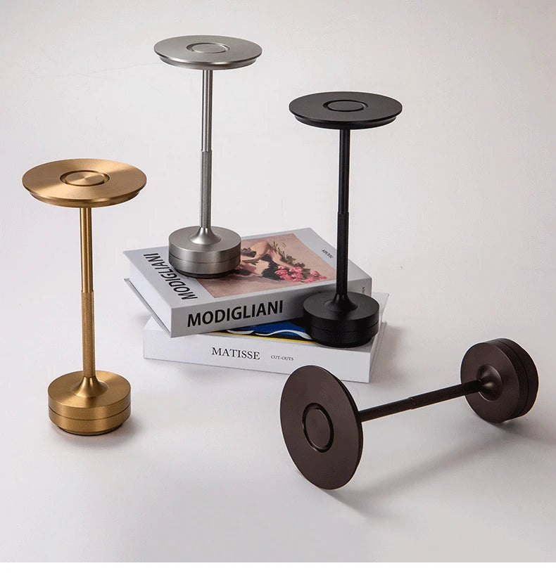 Bela Touch Desk Lamp | Dimmable LED, Rechargeable Aluminium Design
