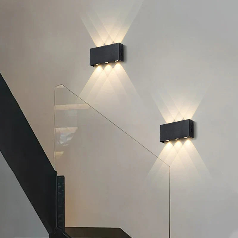Belo Wall Lamp | Wireless Touch Control, Wood-Grain Design
