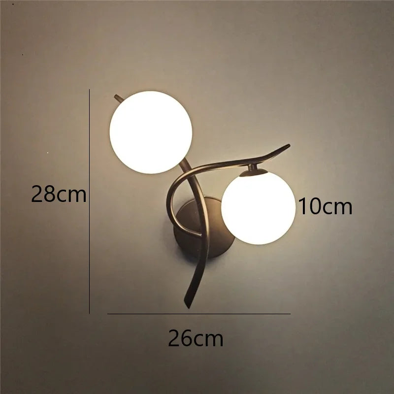 Luna Wall Light | Nordic Dual Globe, Warm Ambient Glow