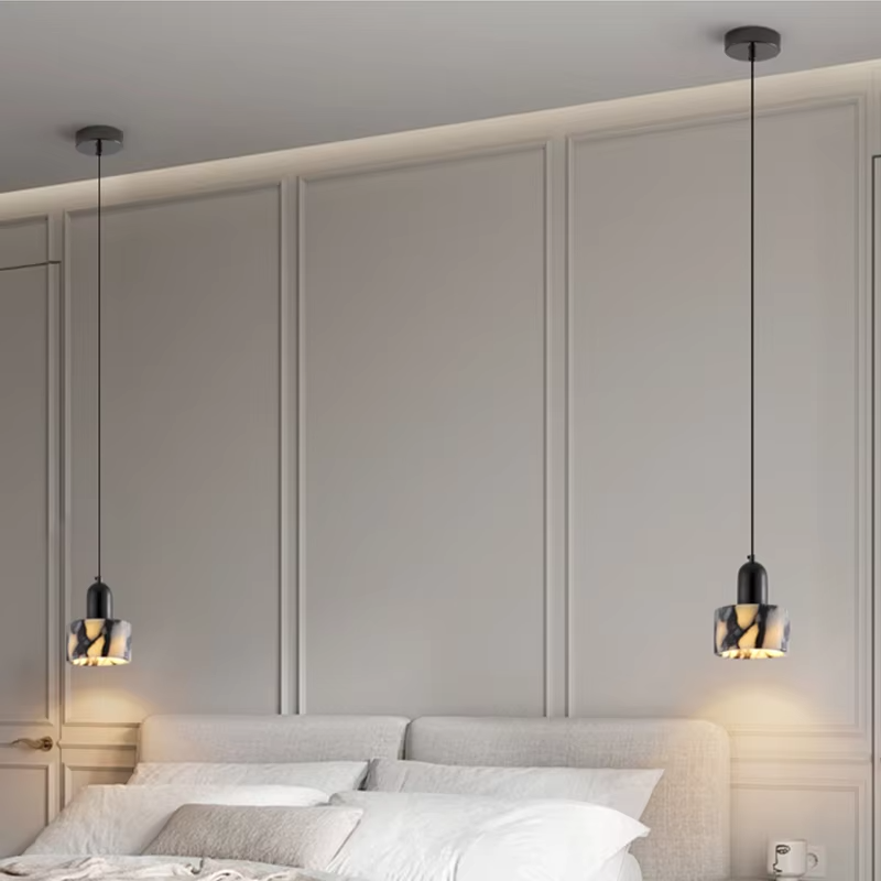 Kairo Hanglamp | Natuursteen, E27 Fitting