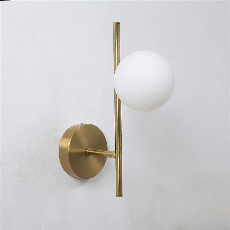 Bela Wall Light | Modern Dual-Globe, Gold Finish