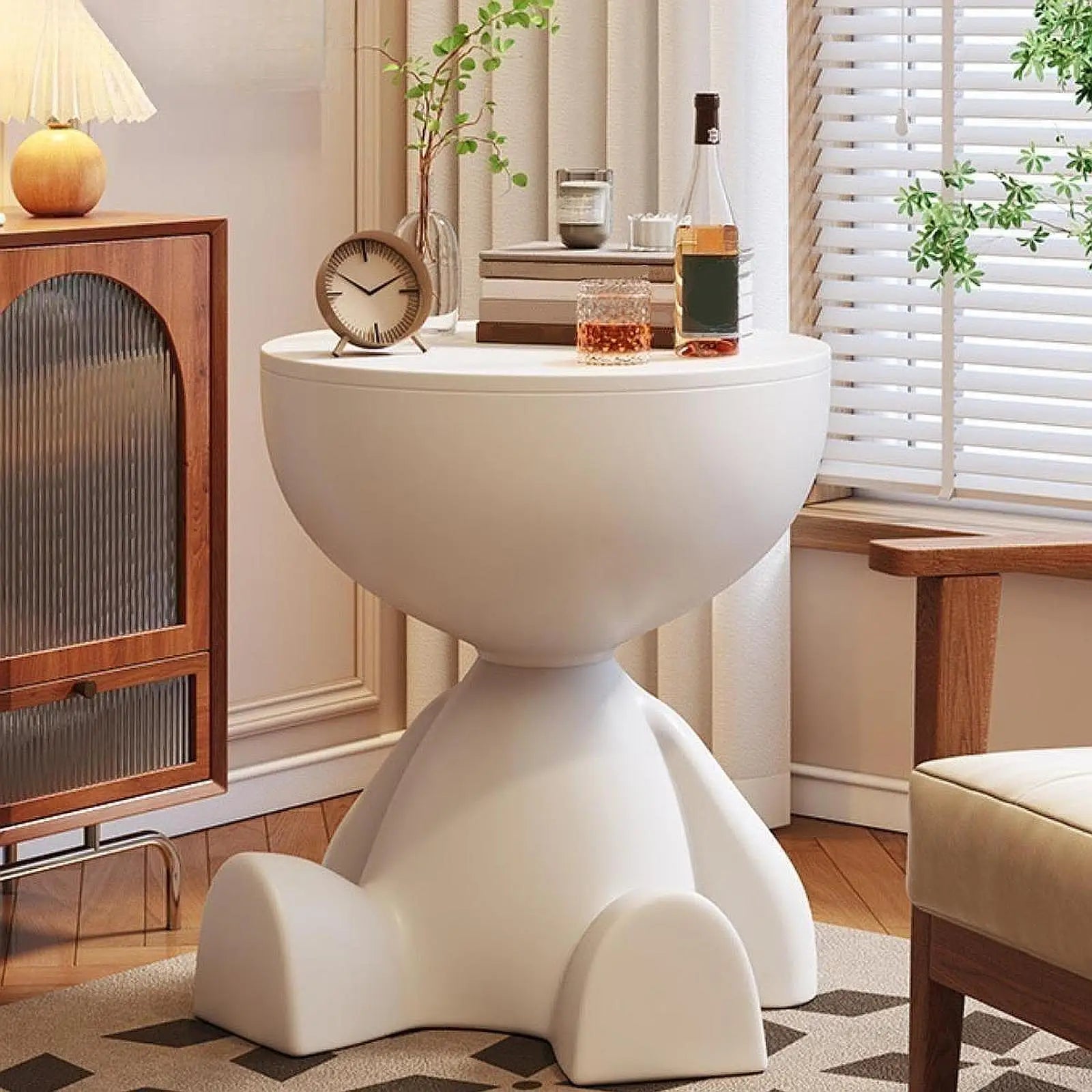 Buno Bear Side Table | Multi-Functional with Hidden Storage