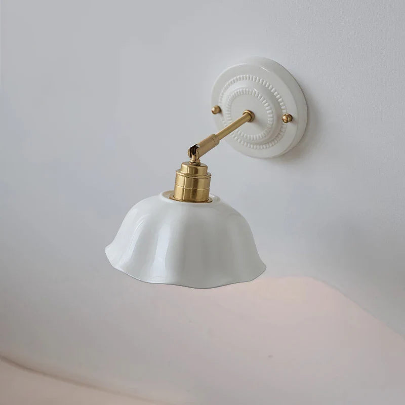 Bela Ceramic Wall Lamp | Vintage Elegance, Warm Ambient Lighting