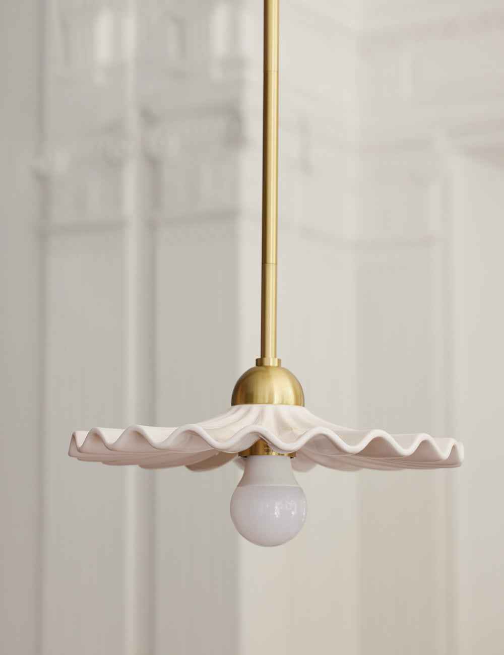 Mira Pendant Light | Antique Brass, Damp-Rated Design
