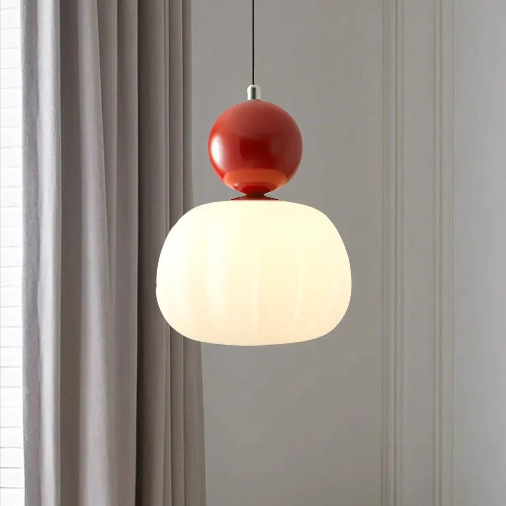 Bela Pumpkin Pendant Light | Modern LED, Adjustable Height