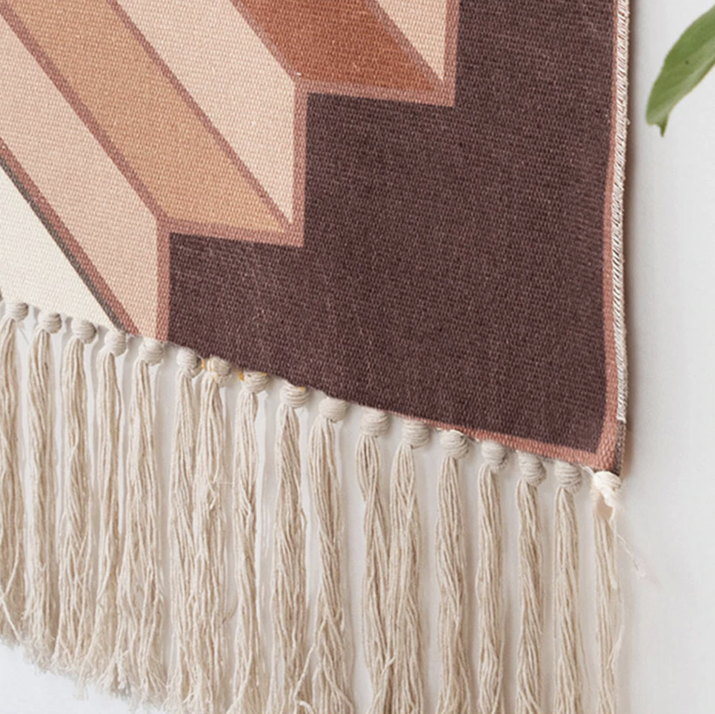 Aurelia Wandtapijt | Handgeweven Katoen, Geometrisch Design