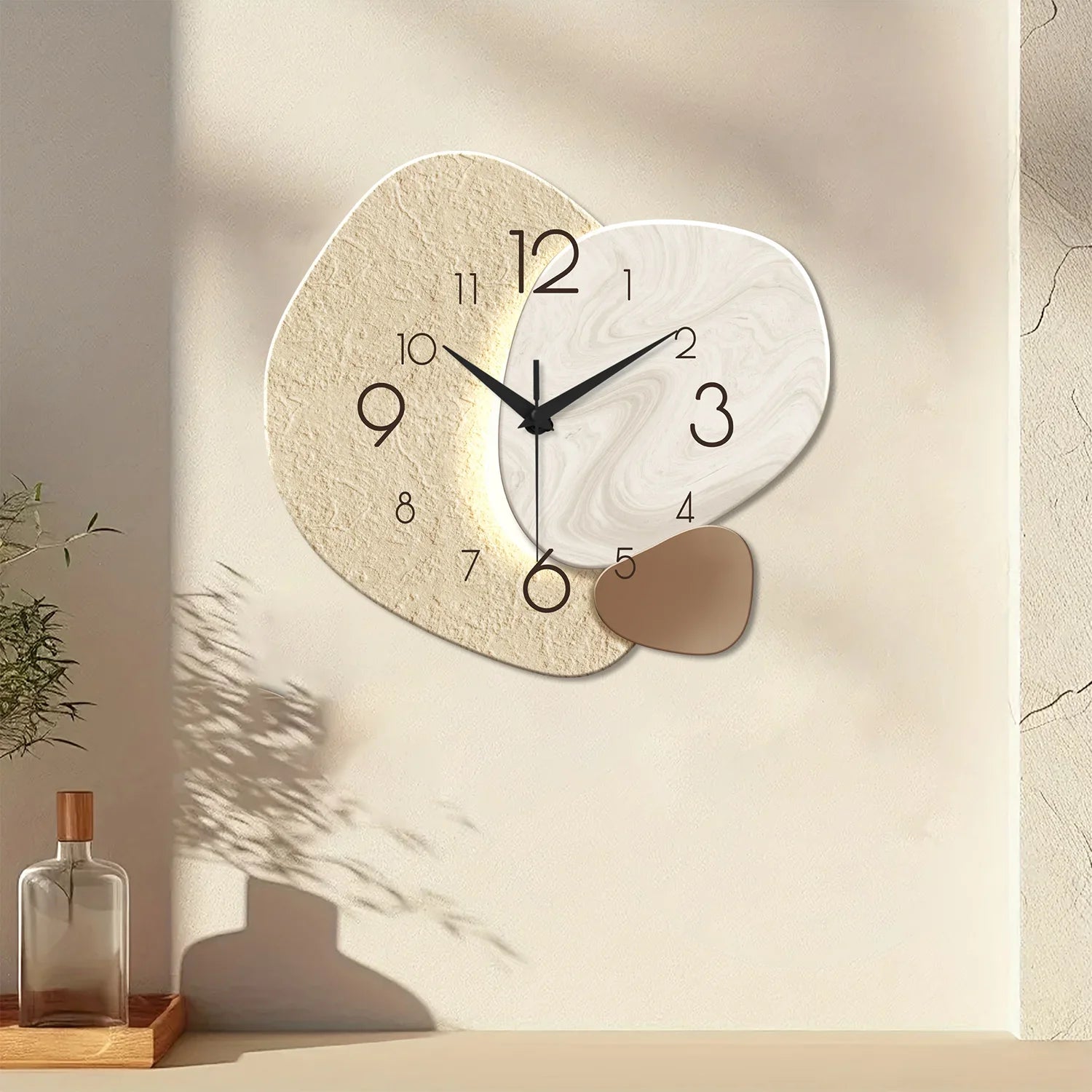 Belo Wall Clock | Silent Quartz Movement, Modern Minimalist Design