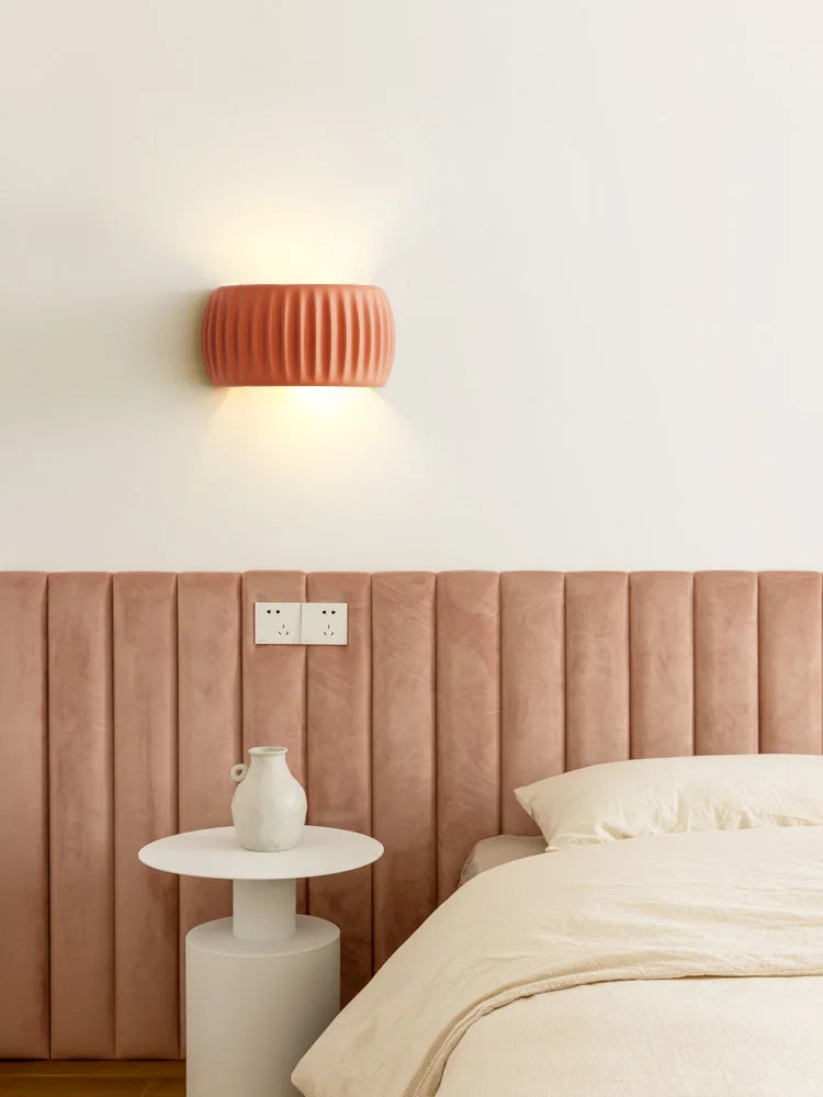 Bello Wall Lamp | Textured Resin, Up & Down Lighting