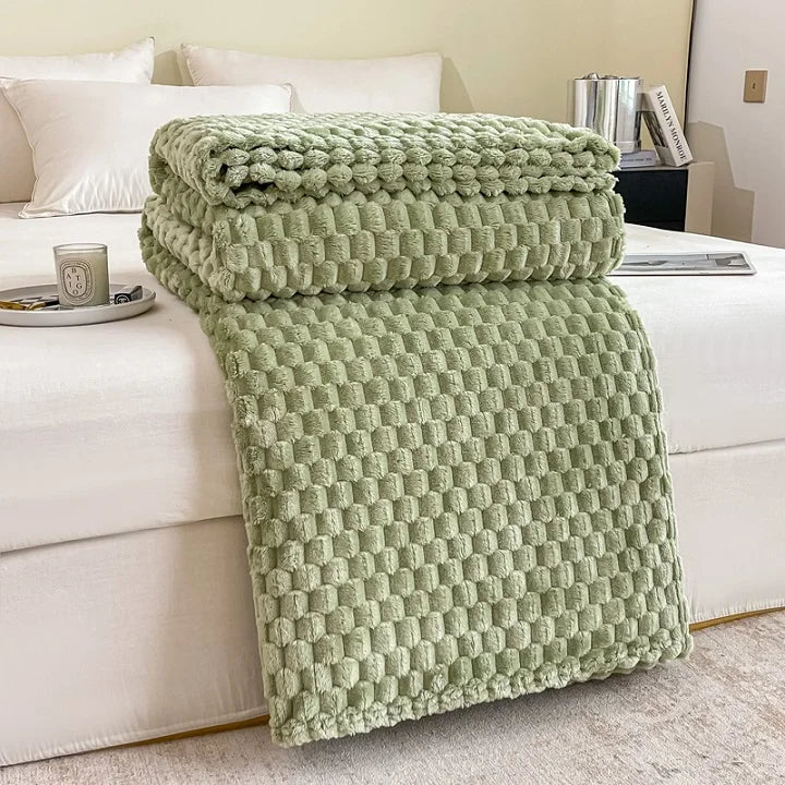 Riva Fleece Plaid | Extra Zacht, Geruit Patroon