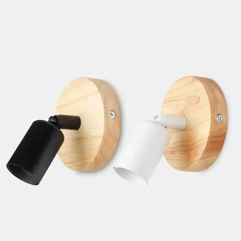 Bello Vintage Wall Lamp | Adjustable Wooden & Metal Sconce