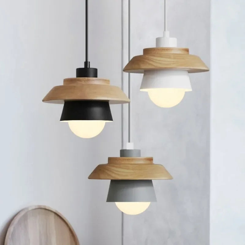 Bela Wood Pendant Light | Macaron Colour Palette, Modern Nordic Design
