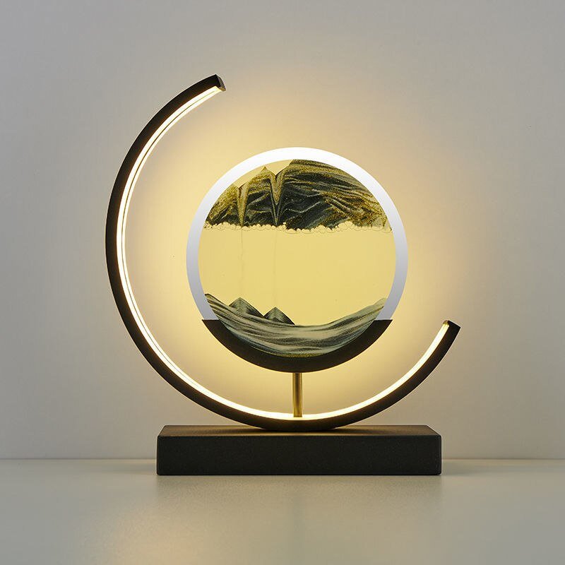 Bello LED Table Lamp | 360° Rotation, Dynamic Sand Art
