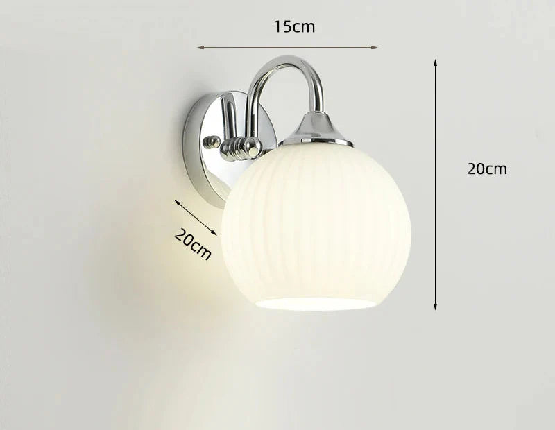 Brevio Wall Lamp | Chrome Finish, Soft Ambient Lighting