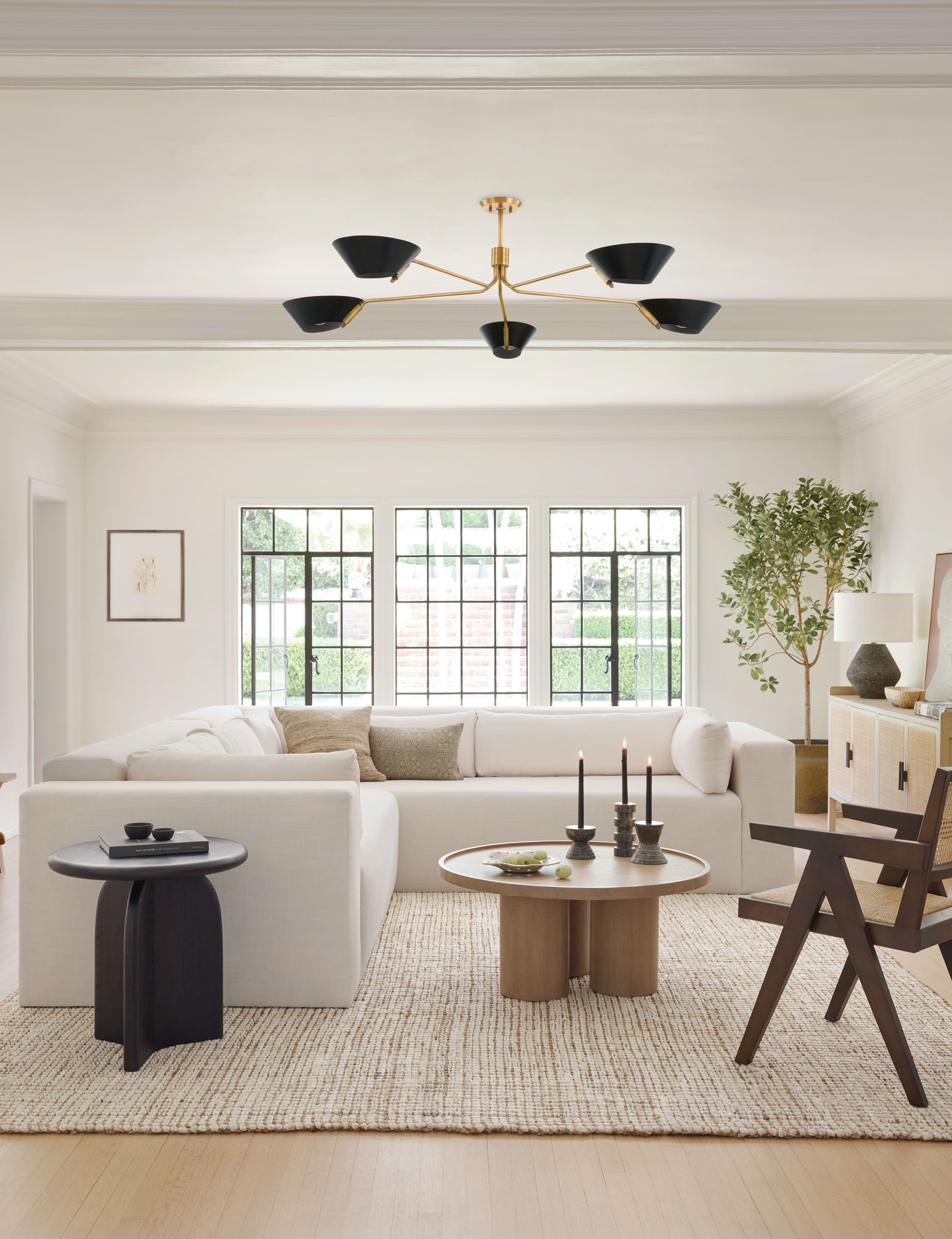 Riva Chandelier | Modern Design, Matte Shades