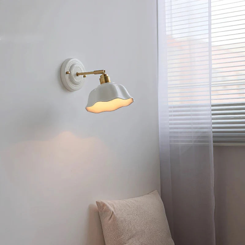 Bela Ceramic Wall Lamp | Vintage Elegance, Warm Ambient Lighting
