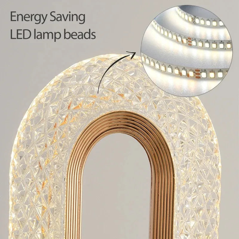 Blyss 3D Crystal LED Night Light | Touch Dimming, Rechargeable