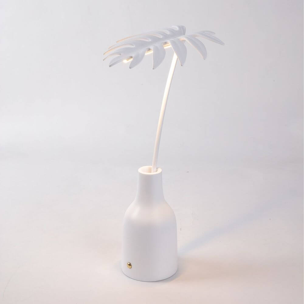 Bela Leaf Light Table Lamp | Dimmable LED, Resin & Metal