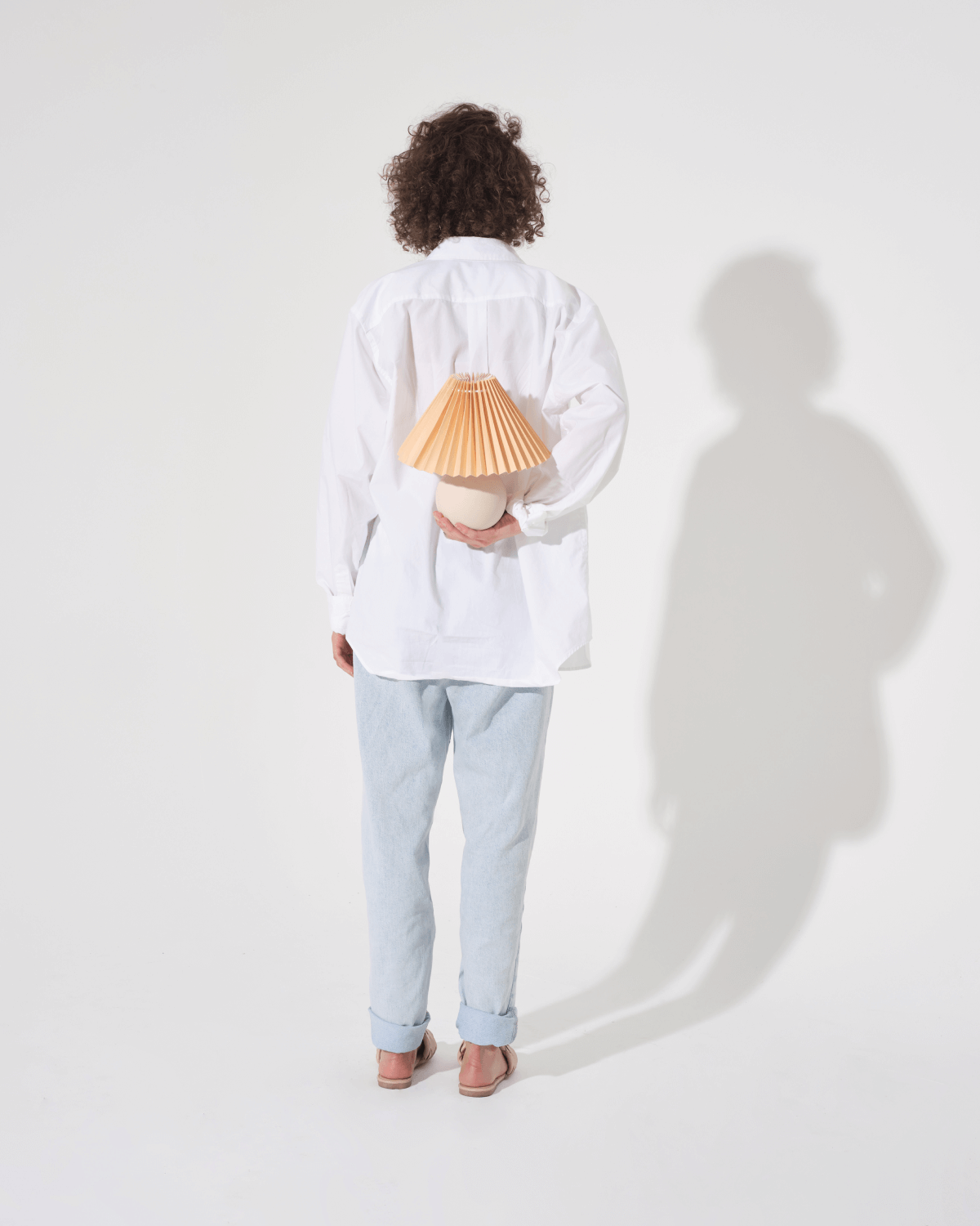 Sienna Table Lamp | Elegant Orange Ceramic Globe Base