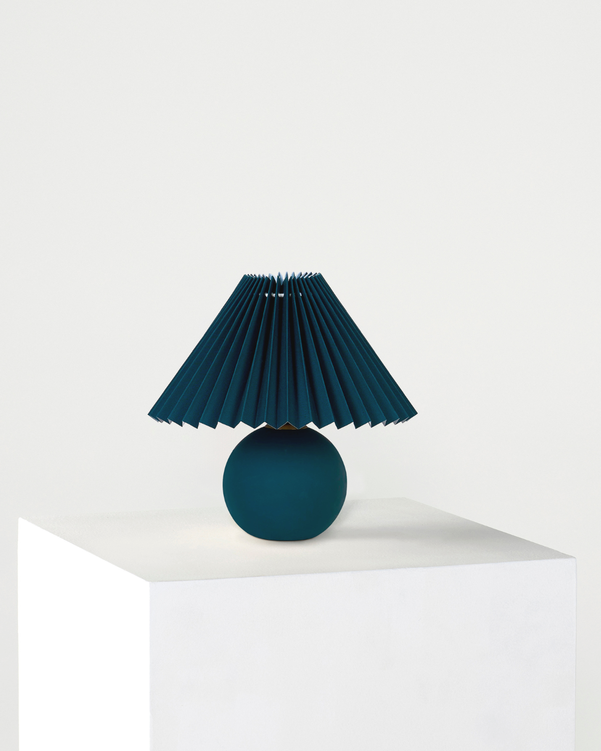 Sienna Table Lamp | Elegant Orange Ceramic Globe Base