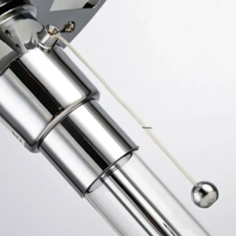 Bela Table Lamp | Frosted Glass Shade, Chrome Base