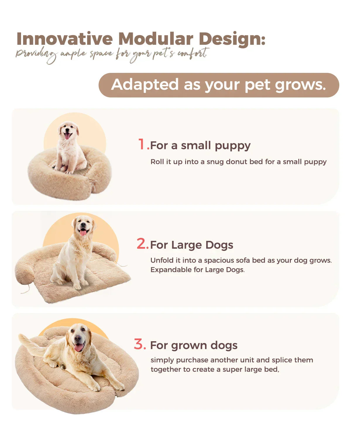 Aero Dog Bed | Modular Design & Washable Anti-Slip