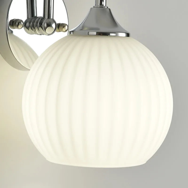 Brevio Wall Lamp | Chrome Finish, Soft Ambient Lighting