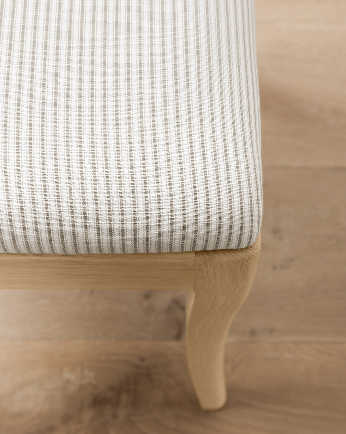 Bello Dining Chair  White Oak Frame, Upholstered Seat