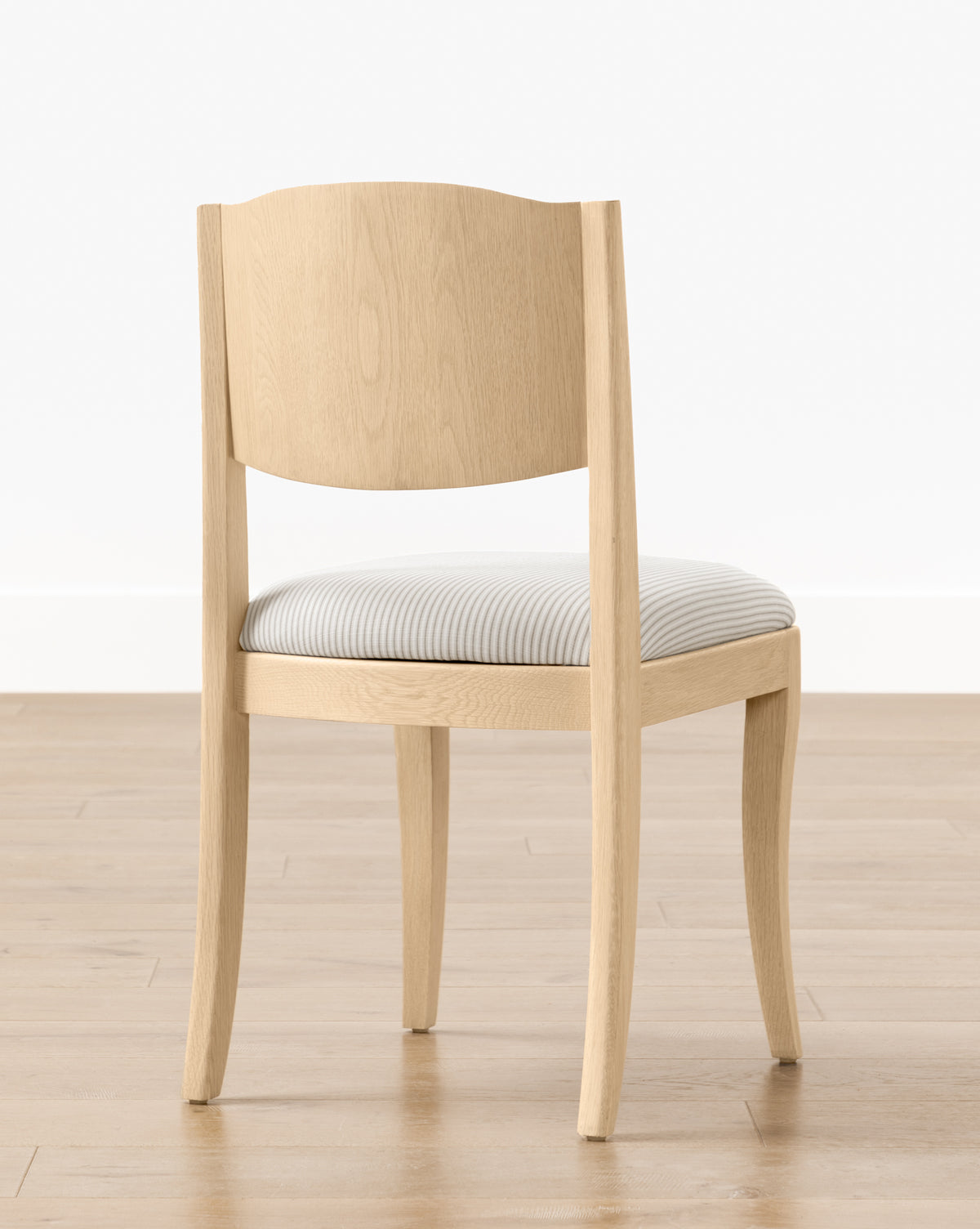 Bello Dining Chair  White Oak Frame, Upholstered Seat