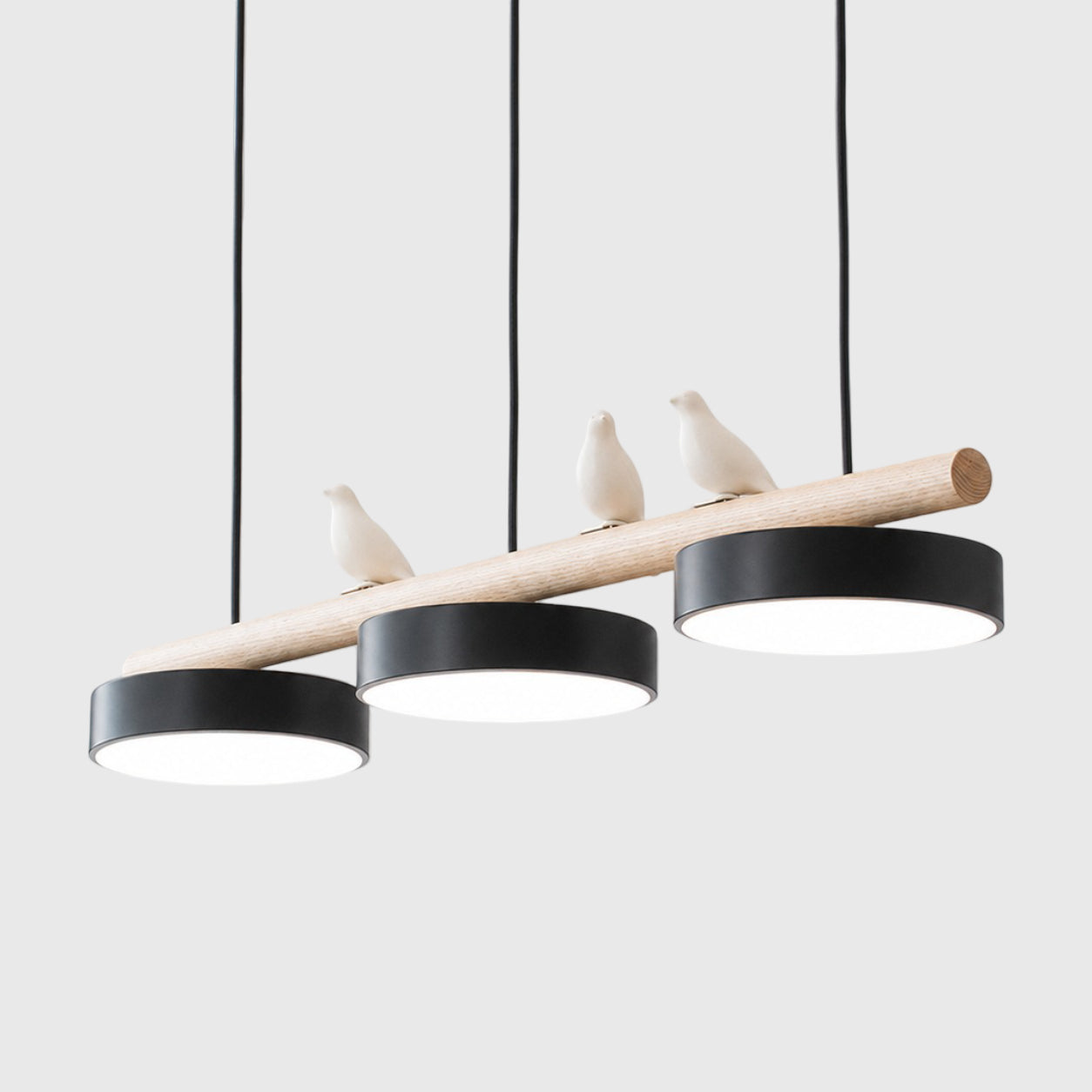 Breeza Chandelier | Nature-Inspired LED with Adjustable Height
