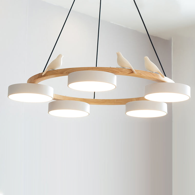 Breeza Chandelier | Nature-Inspired LED with Adjustable Height