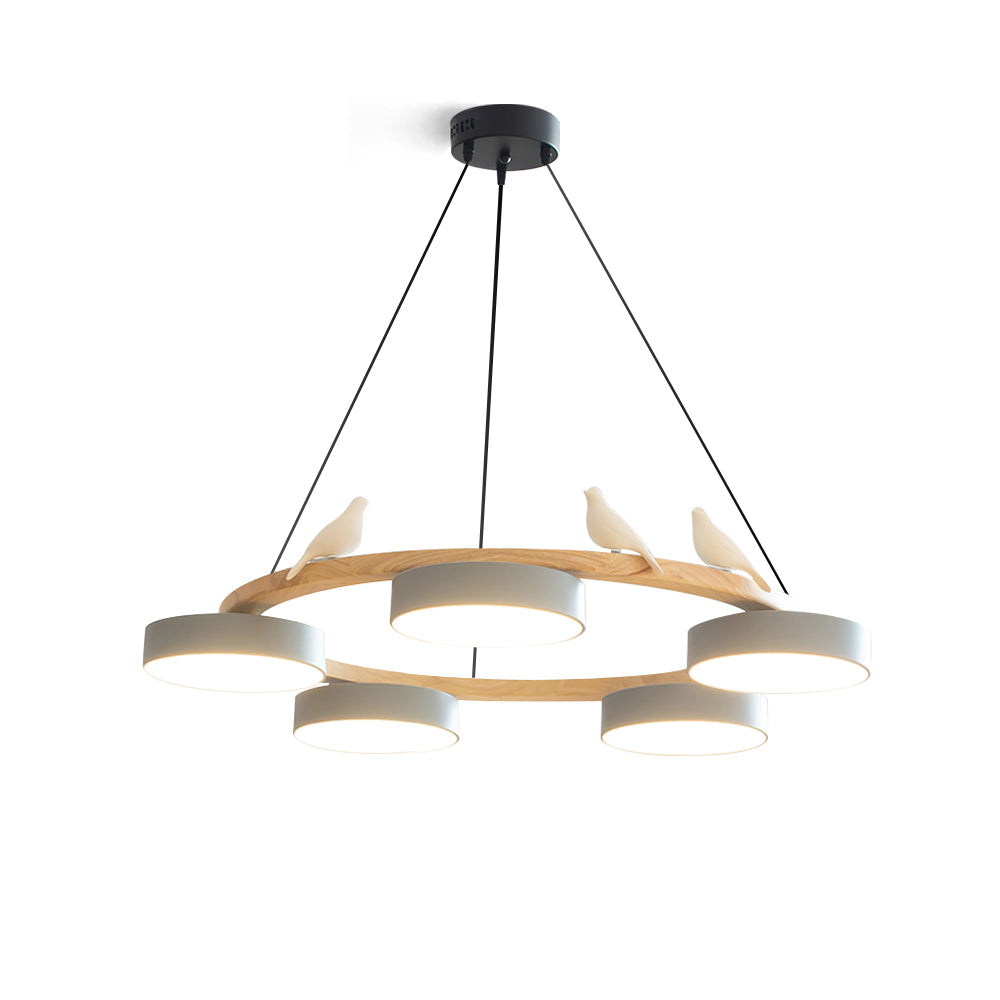 Breeza Chandelier | Nature-Inspired LED with Adjustable Height