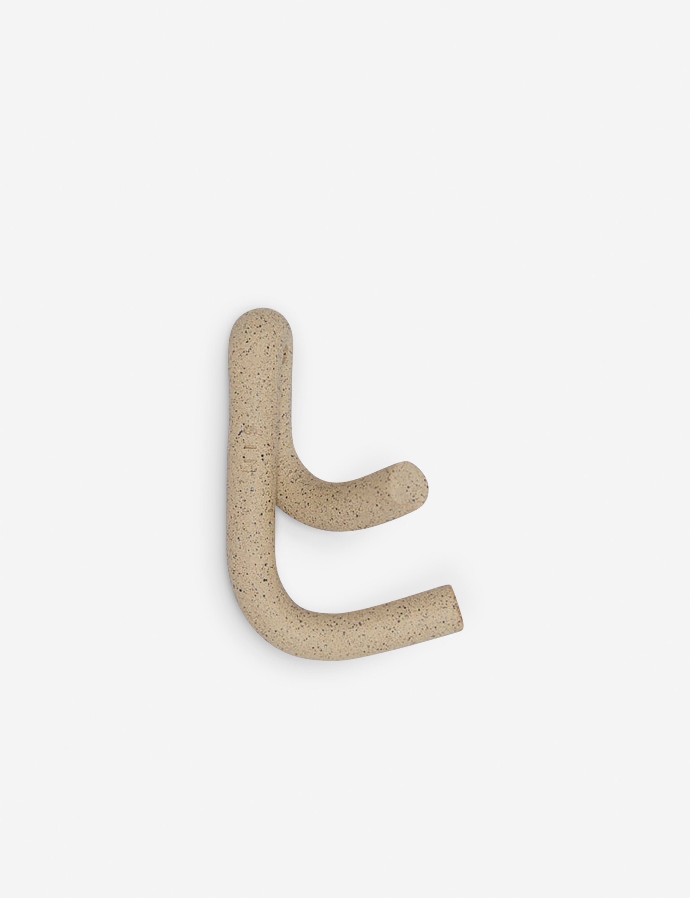 Luna Ceramic Wall Hook | Playful Crisscross Design