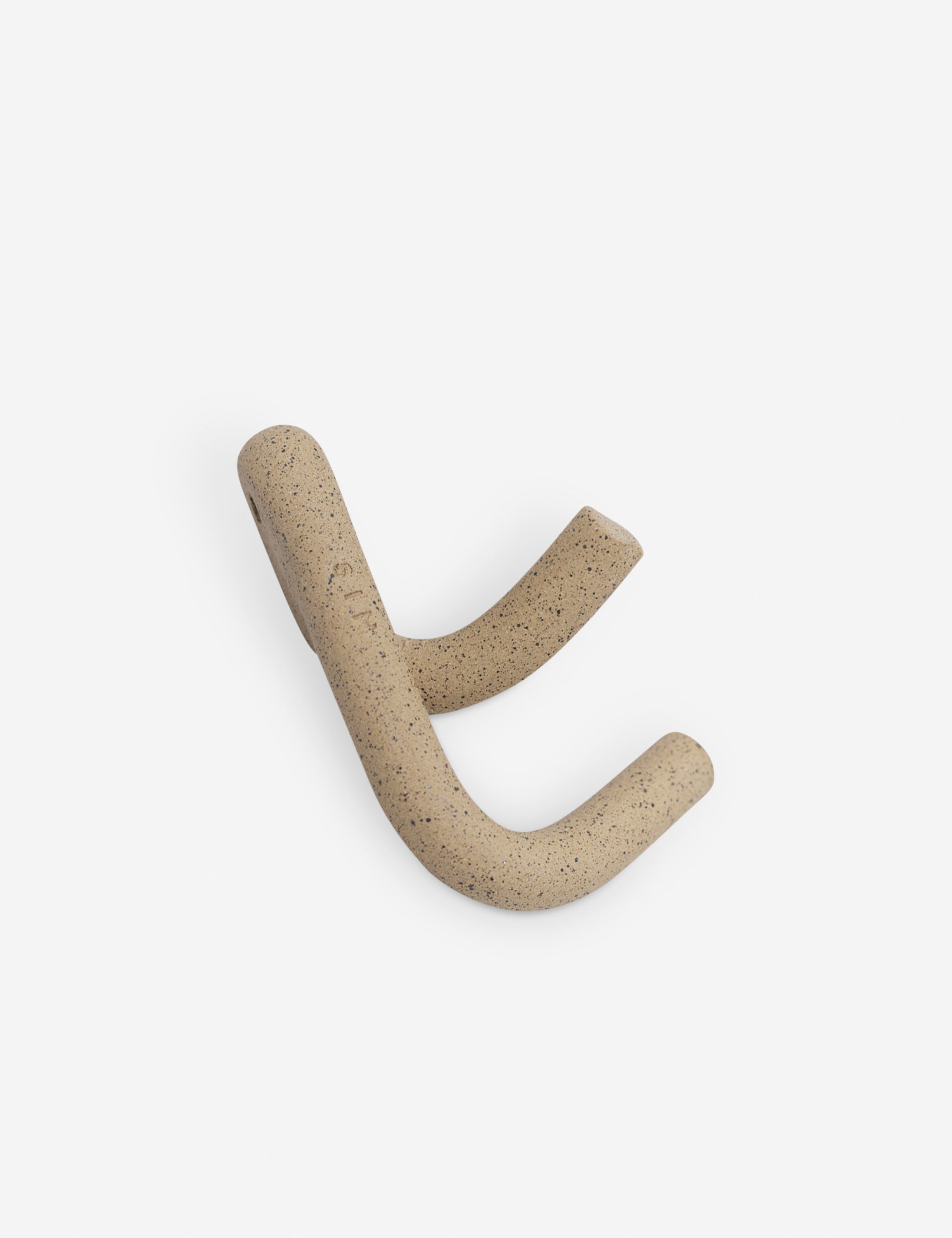 Luna Ceramic Wall Hook | Playful Crisscross Design