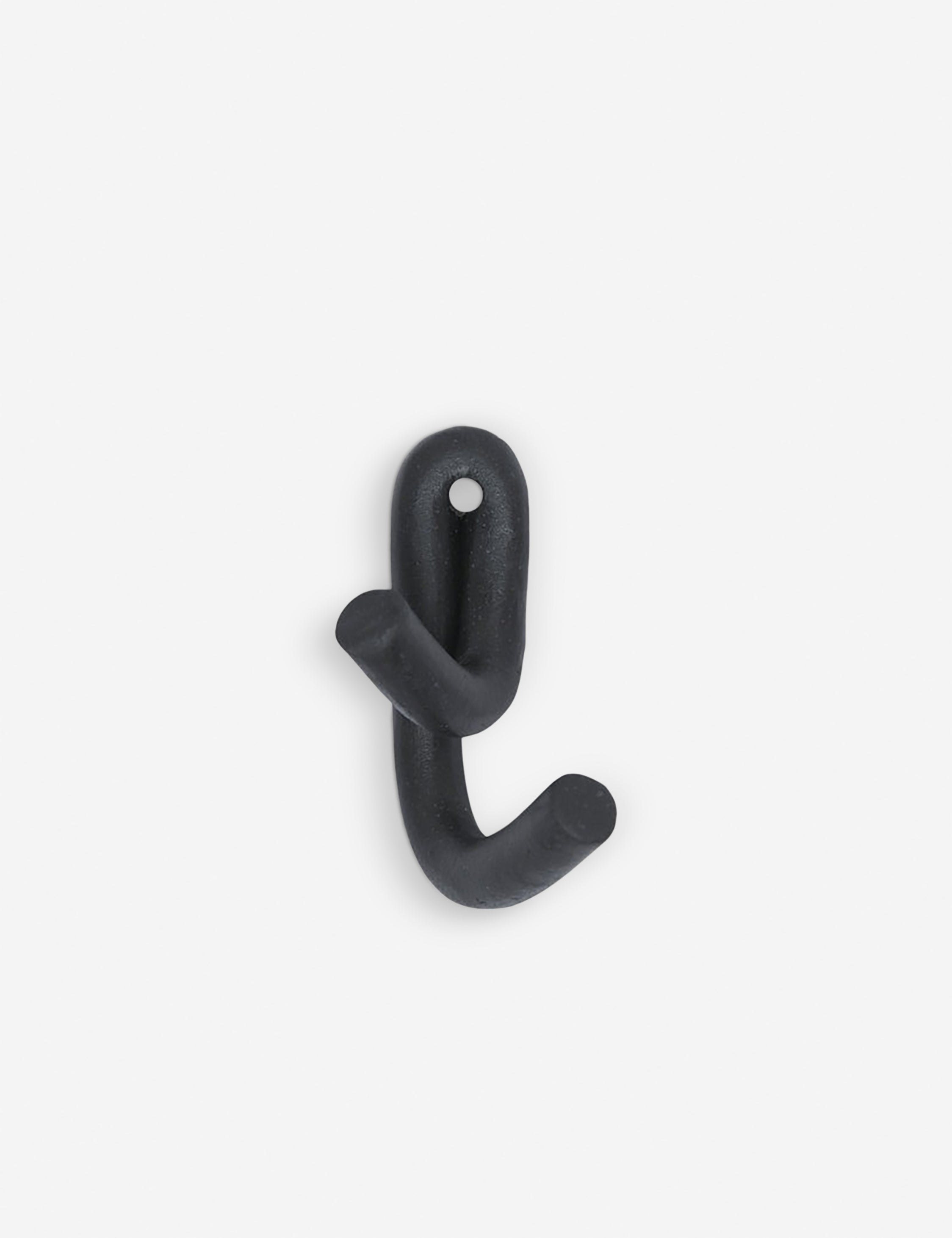 Luna Ceramic Wall Hook | Playful Crisscross Design
