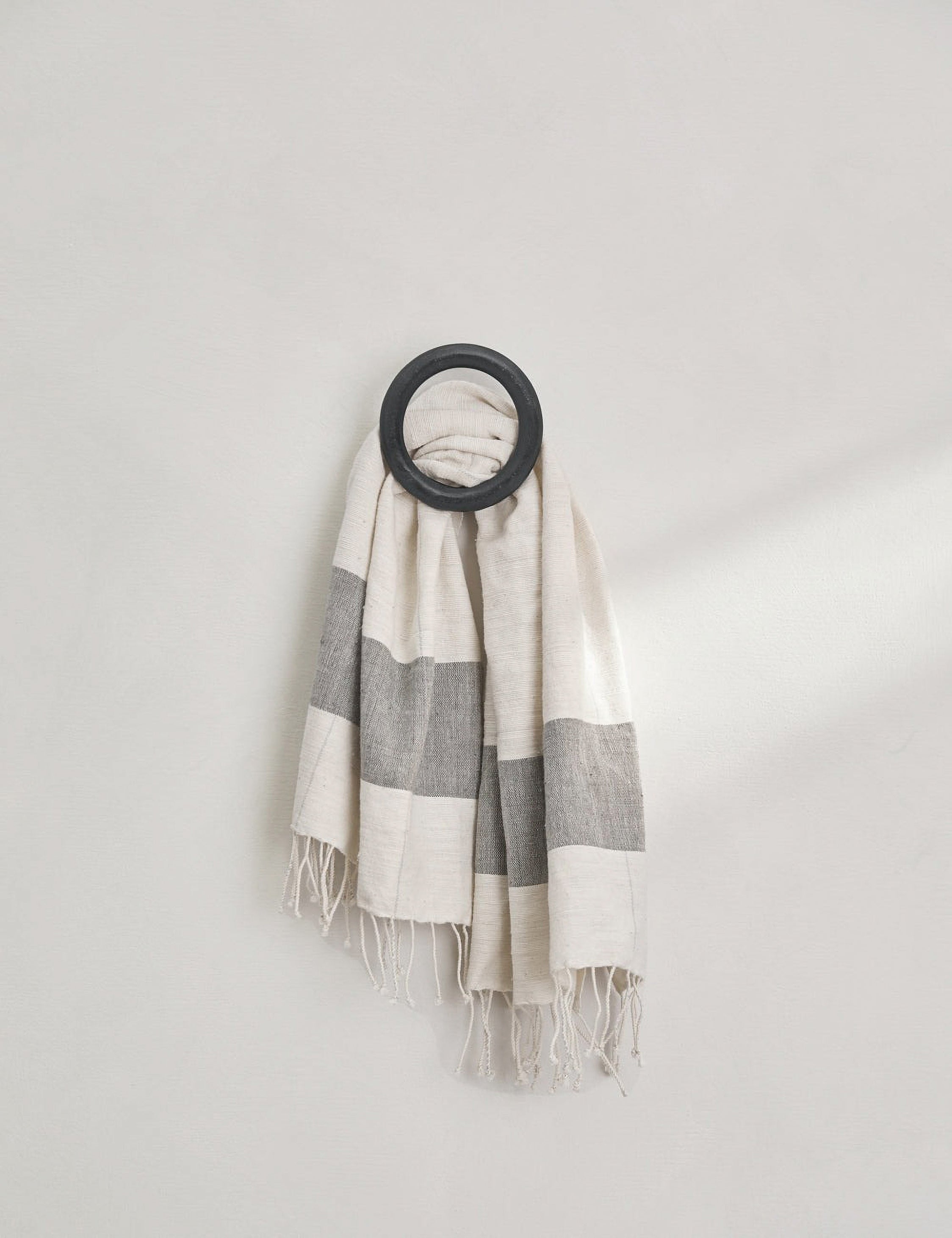 Bela Wall Hook | Handmade Circular Design, Artisan Texture