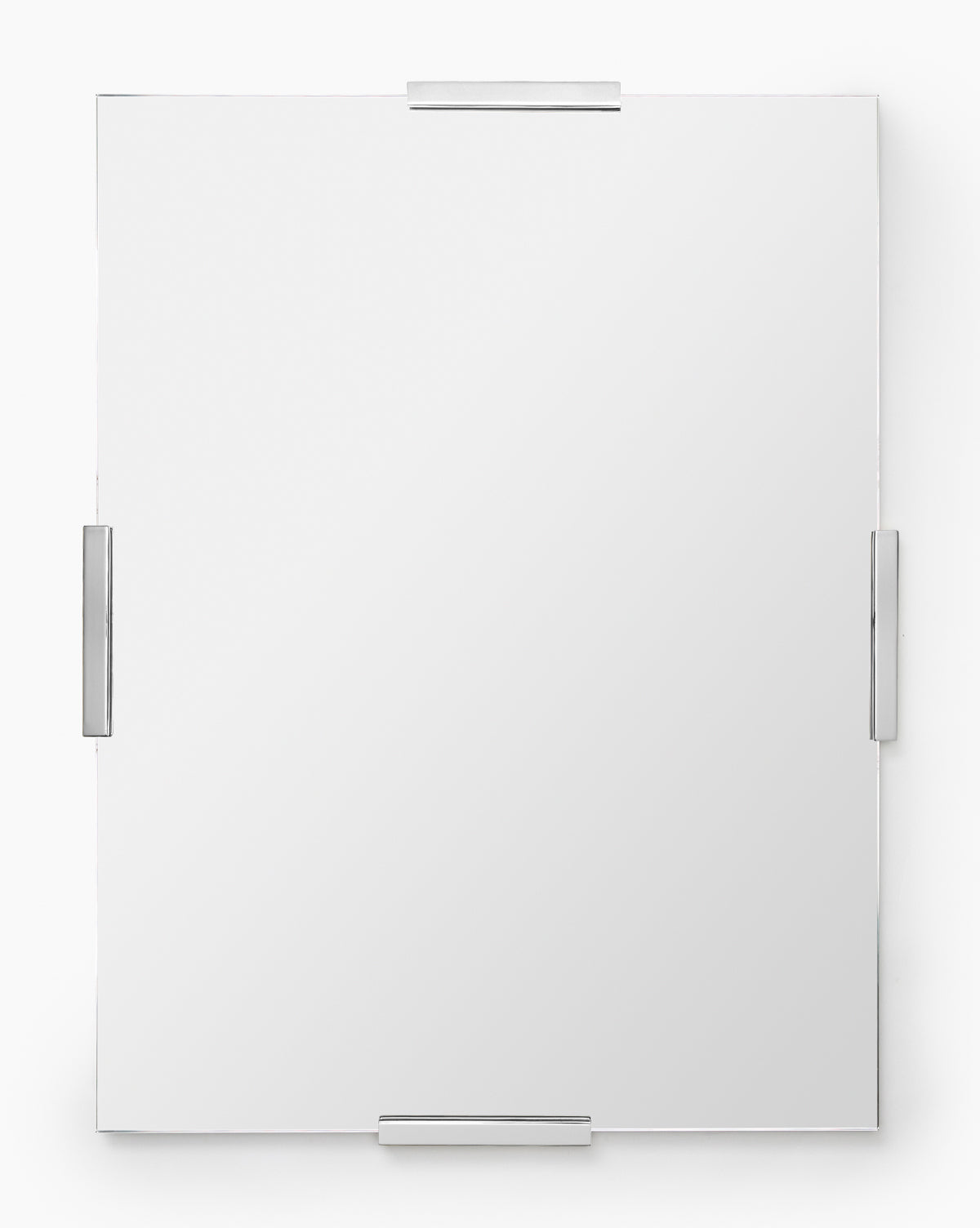 Sleek Slade Mirror Frameless Design with Metallic Accents