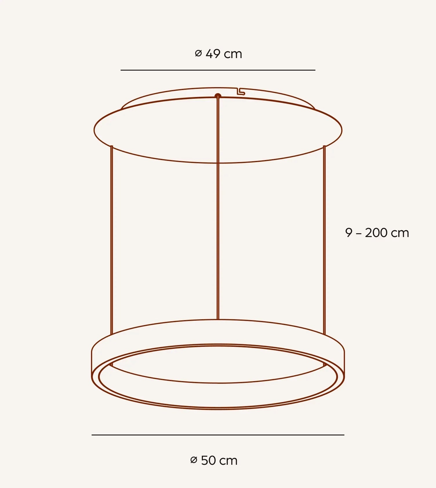 Solara LED Pendant Light | Stepless Dimmable, Adjustable Color Temperature