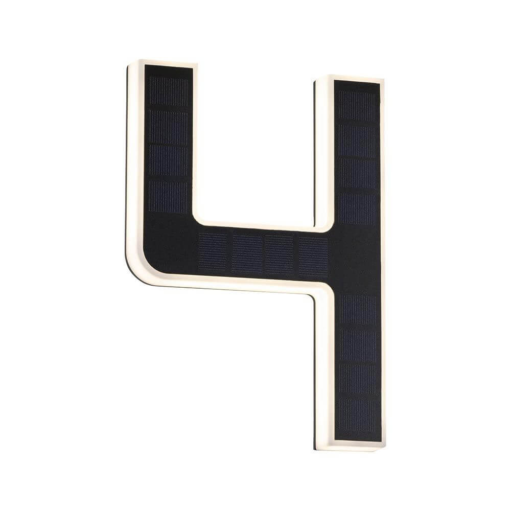 Belo Solar LED House Number Light | Warm White, IP44 Splash-Proof