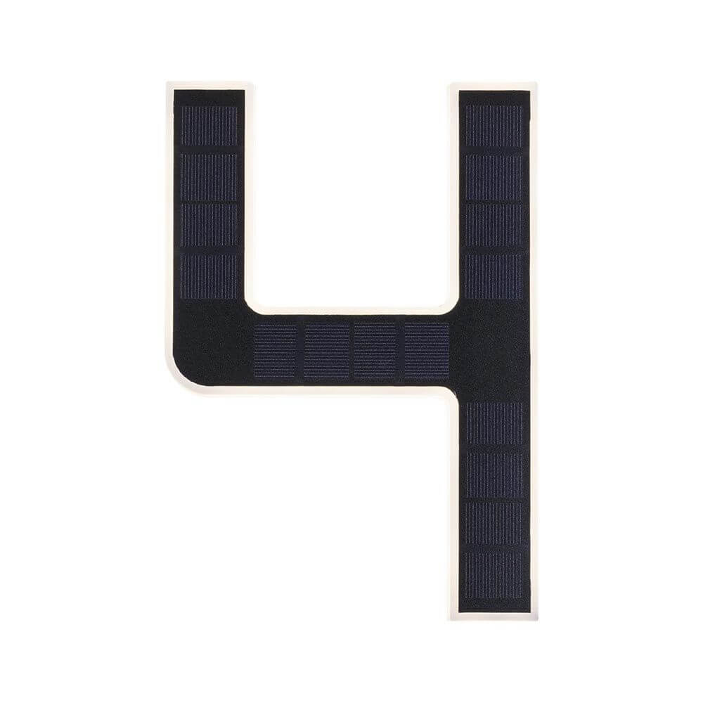 Belo Solar LED House Number Light | Warm White, IP44 Splash-Proof
