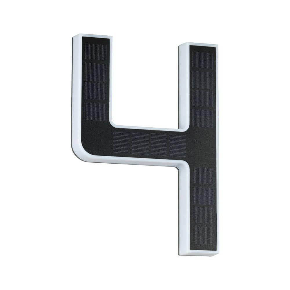 Belo Solar LED House Number Light | Warm White, IP44 Splash-Proof