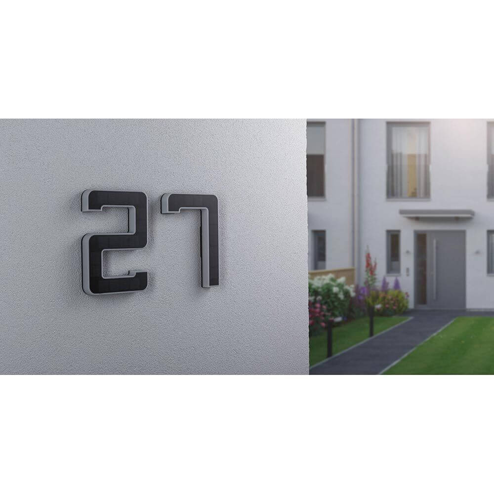 Belo Solar LED House Number Light | Warm White, IP44 Splash-Proof