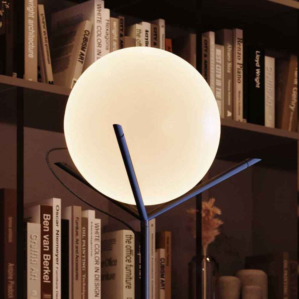Bela Floor Lamp | Glass Ball, Adjustable Brightness